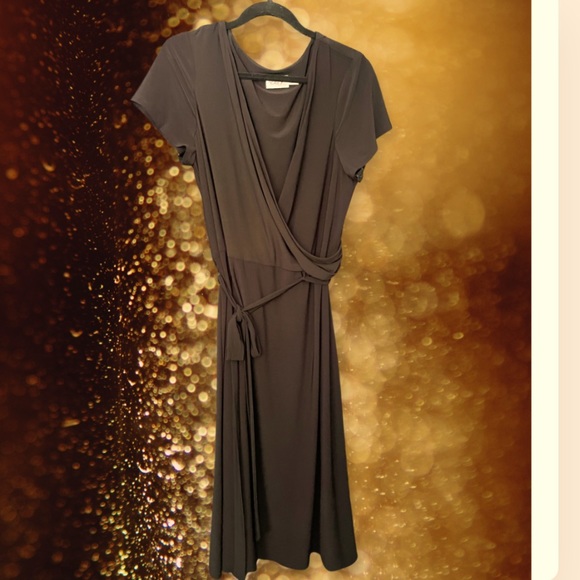 Beautiful Black wrap like Dress Eliza Brand New - Picture 2 of 9